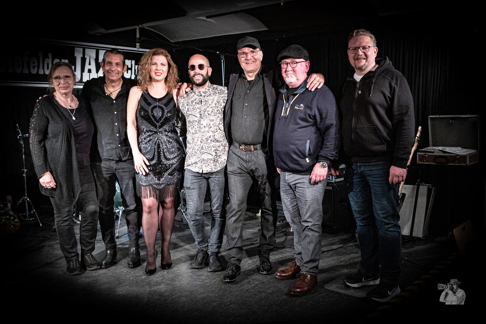 Elena Ley ,  Victor Solana, Carlos Saura, Max Mojo Moritz, 
